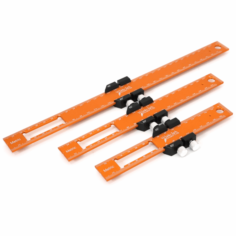 WJ10-600 Whisky Jack 3 Piece Pocket Rule Set W/Stops