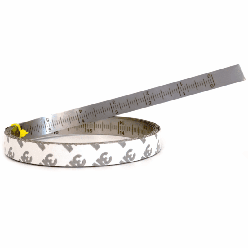 Whisky Jack 24" Stainless Steel Imperial Self-Adhesive Ruler